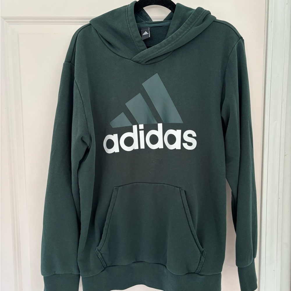 Adidas Forest Green Pullover Hoodie